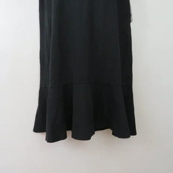 Tuckernuck Size Small Black Pique May Polo Dress Short Sleeve Casual Cotton NEW - Picture 4 of 6